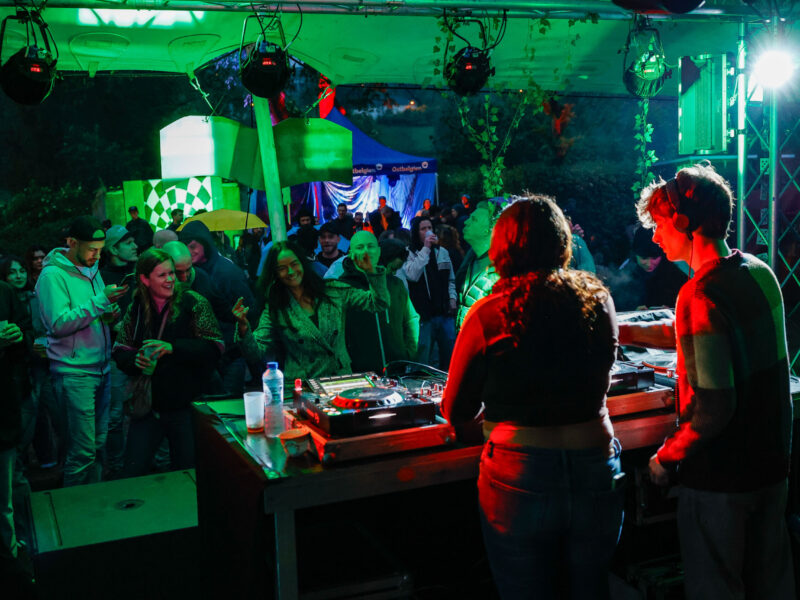 Ein Bild von der Electro Stage beim Eupen Musik Marathon, geschossen von Edgar Cürtz.