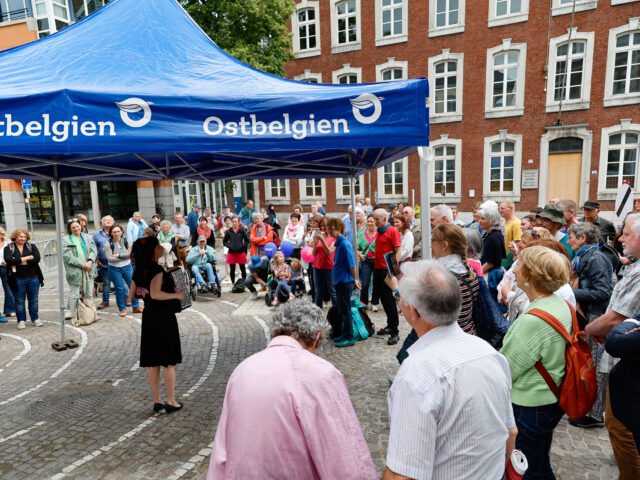 Auch in der Gosperstraße wird beim Eupen Musik Marathon unterhalten! (c) Edgar Cürtz